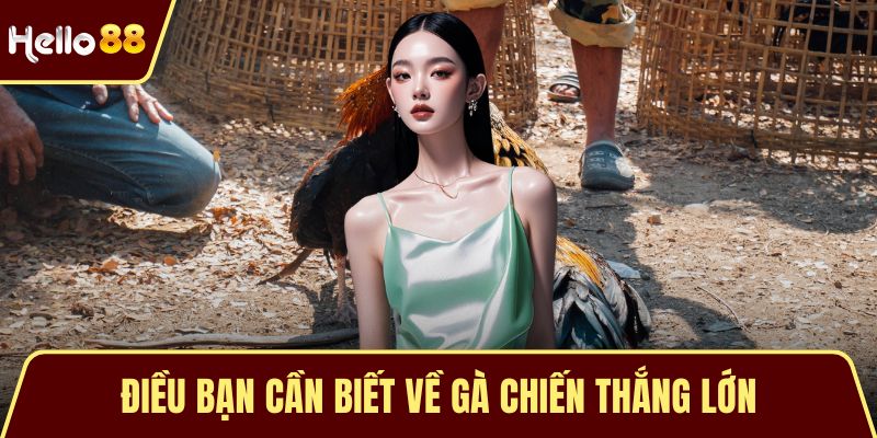 Điều bạn cần biết về gà chiến thắng lớn